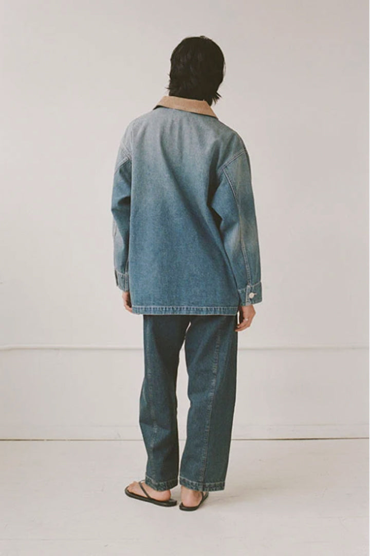 Painter Coat Denim in Vintage Wash