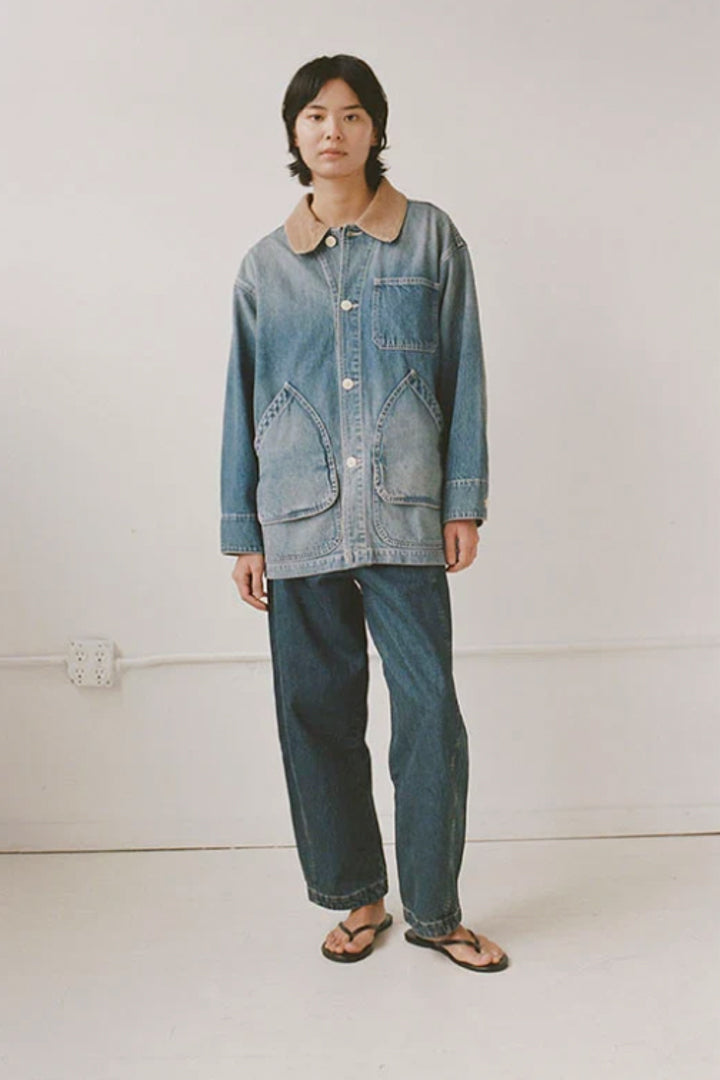 Painter Coat Denim in Vintage Wash