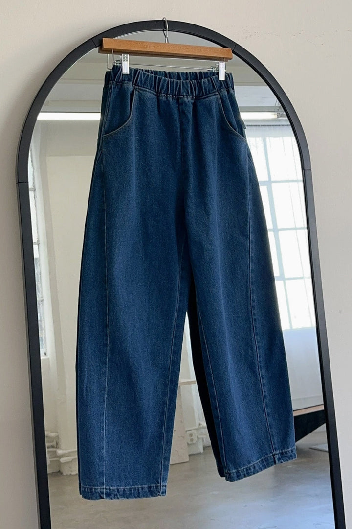 Long Arc Pants - Blue Denim