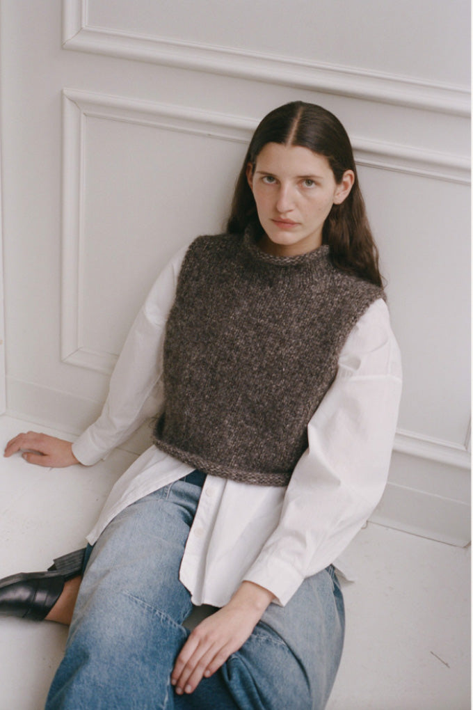 Studio Shirt in Salt